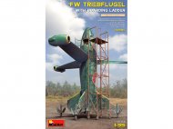 Немецкий реактивный истребитель FW Triebflugel с лестницей