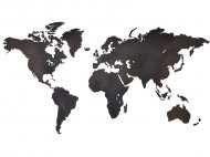 Пазл деревянный Карта мира одноуровневый, XXL