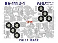 Окрасочная маска на остекление He-111Z-1 (ICM)
