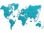 Карта мира XL "голубой" 3D пазл