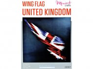 Флаг-крыло Великобритании - набор для вышивки