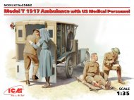 Model T 1917 с медицинским персоналом США