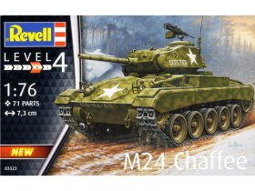 Сборная модель Легкий танк США M24 Chaffee