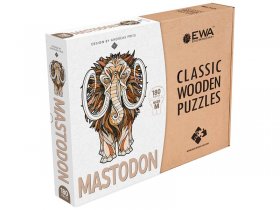 EWA: Головоломка деревянная Мастодонт M (крафт-картон)