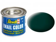 Краска эмалевая черно-зеленая матовая
