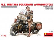 Американский полицейский с мотоциклом