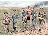 Британские и немецкие солдаты 1916, битва на Сомме