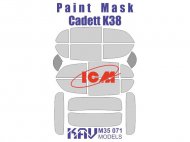 Окрасочная маска на остекление Kadett K38 (ICM)