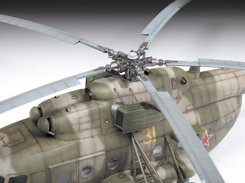 Сборная модель Советский многоцелевой вертолёт Ми-8МТ - Кликните на картинке, чтобы закрыть