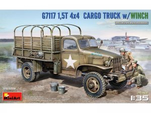 Сборная модель Тяжелый грузовик G7117 4х4 1,5 т с лебедкой