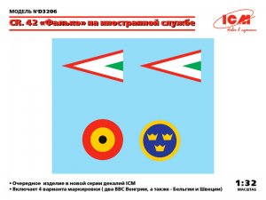 Декаль CR.42 "Фалько" на иностранной службе
