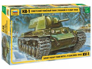 Советский тяжелый танк образца 1940 г. с пушкой Л-11 КВ-1