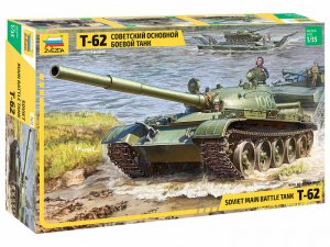 Сборная модель Советский основной боевой танк Т-62