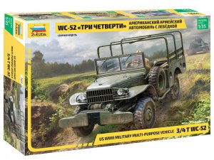Американский армейский автомобиль WC-52 3/4 T с лебедкой